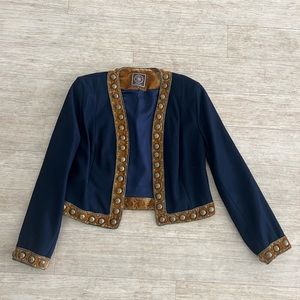 Double D Ranch Navy Jacket size Medium